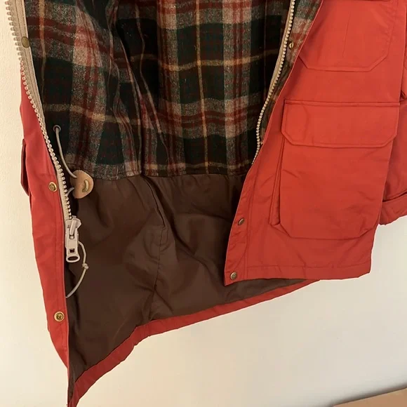 Woolrich wool-lined shell - burnt sienna / dark orange - Picture 6 of 15